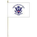 Coast Guard 12" x 18" Staff-Mounted Polyester